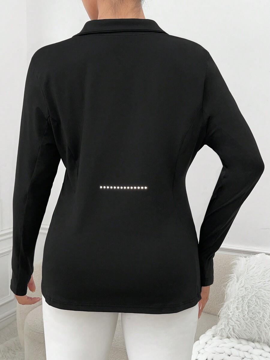 CZARNA BLUZA ZAMEK