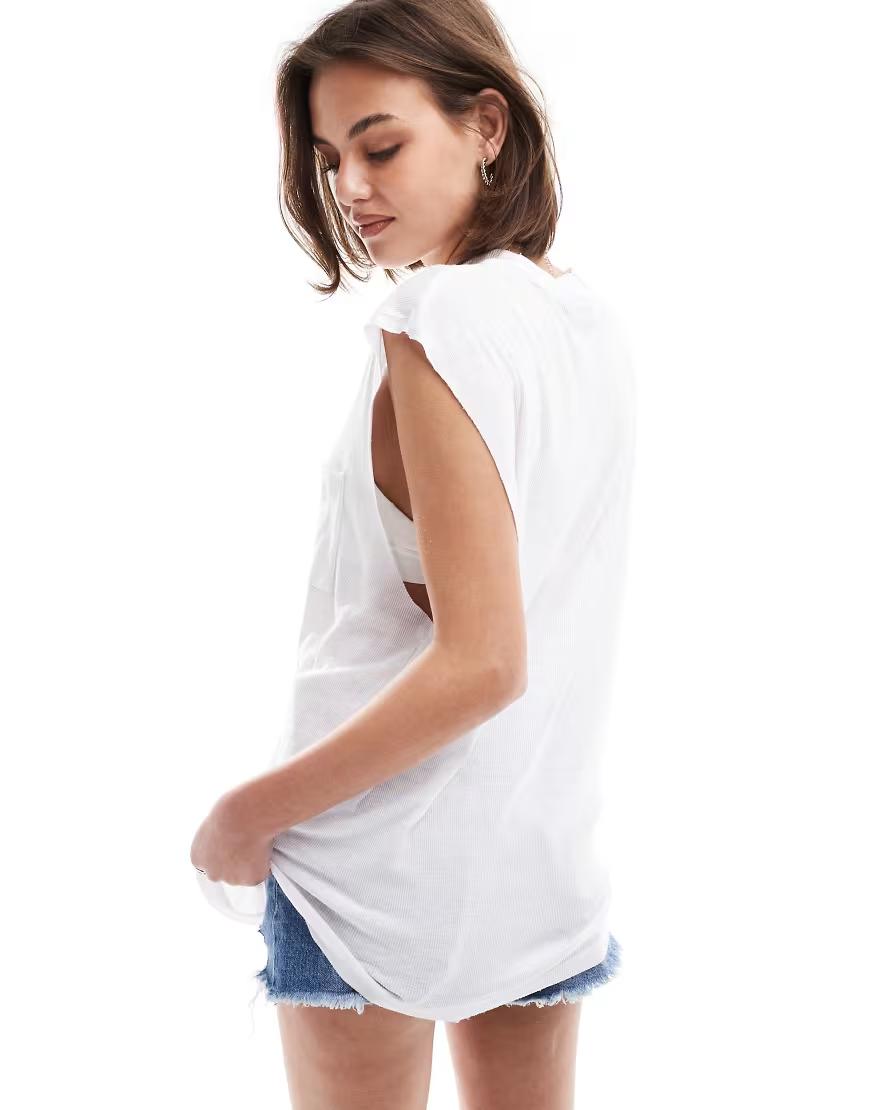 BIAŁY T-SHIRT BASIC