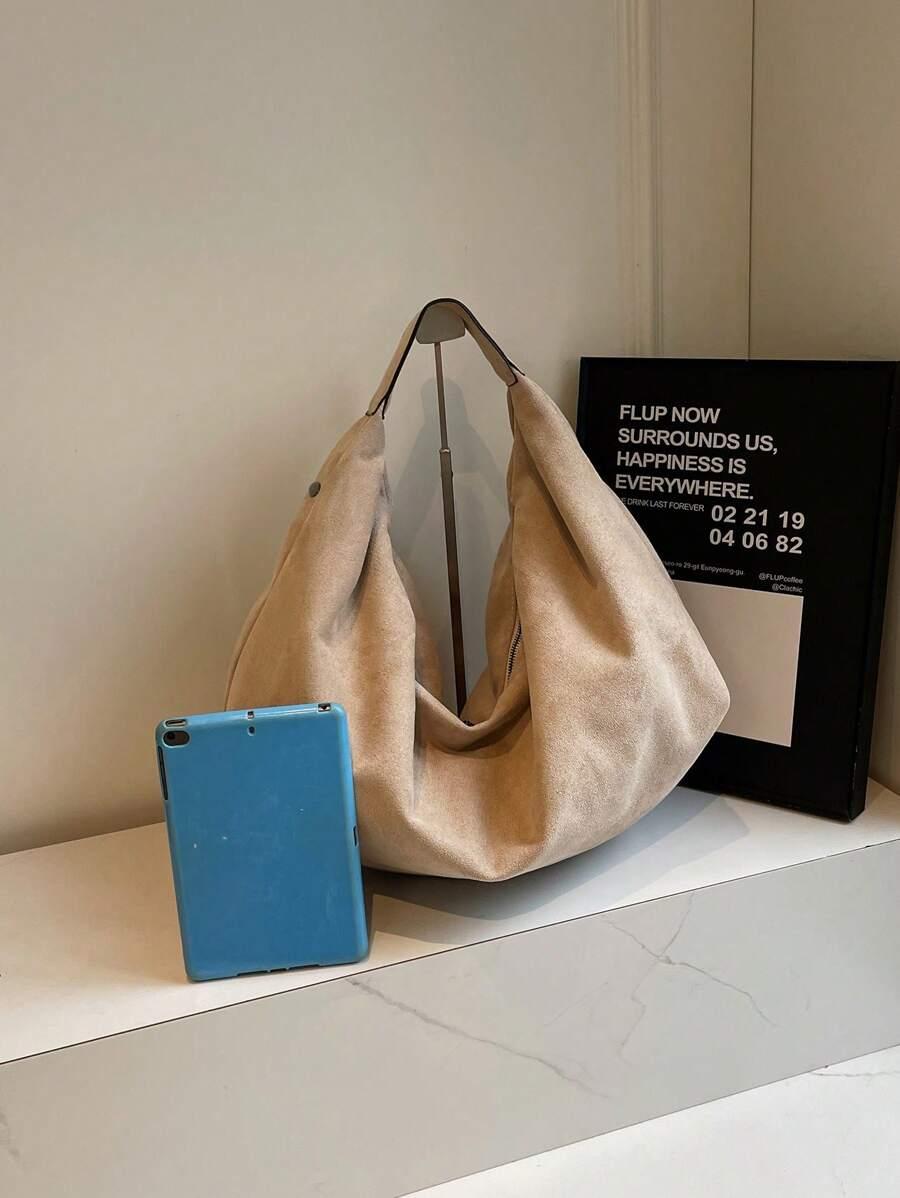 beżowa torebka shopper