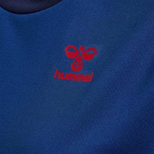klasyczna granatowa koszulka logo okrągły dekolt