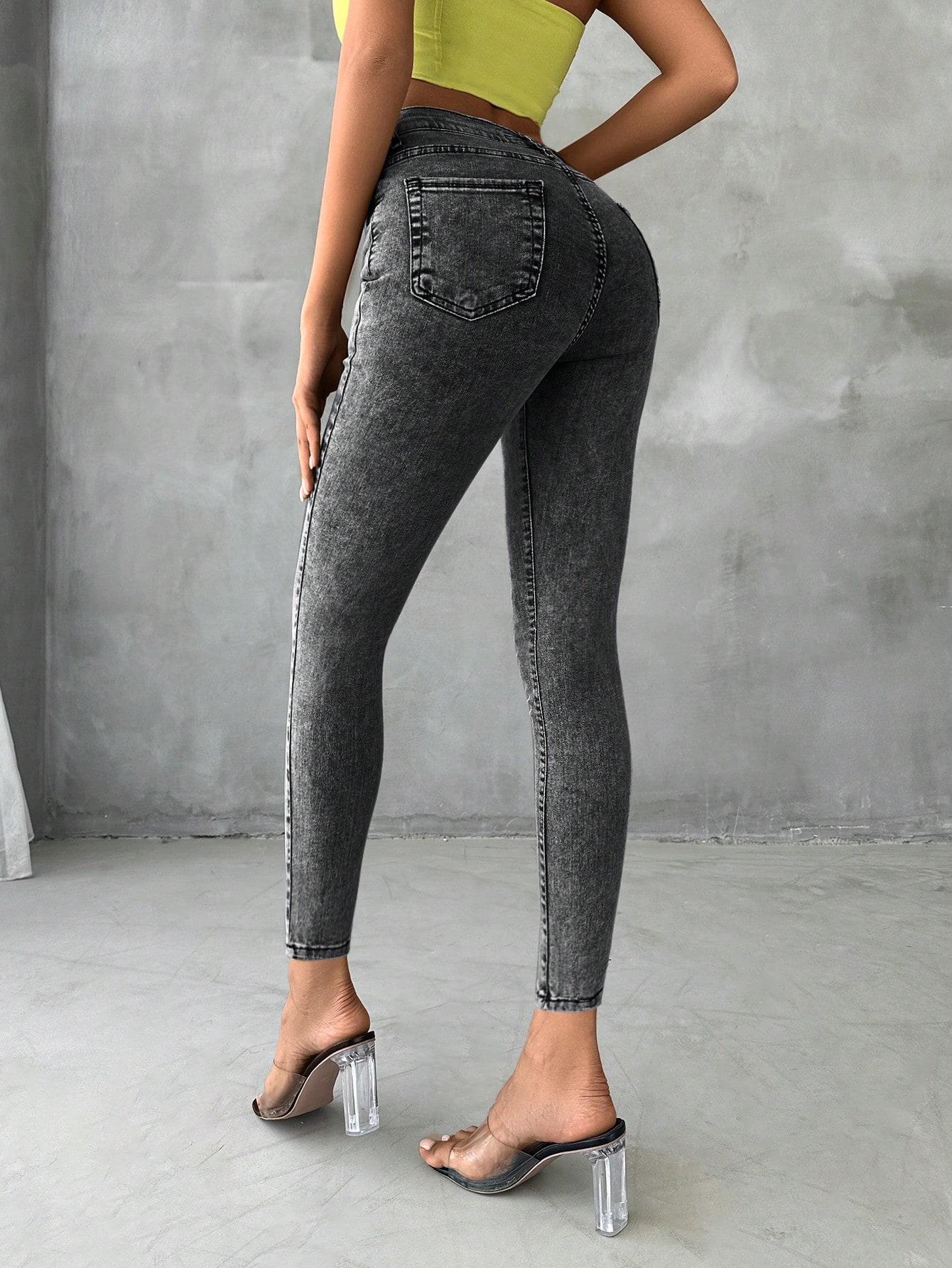 BAWEŁNIANE RURKI CASUAL - WYSOKI STAN 