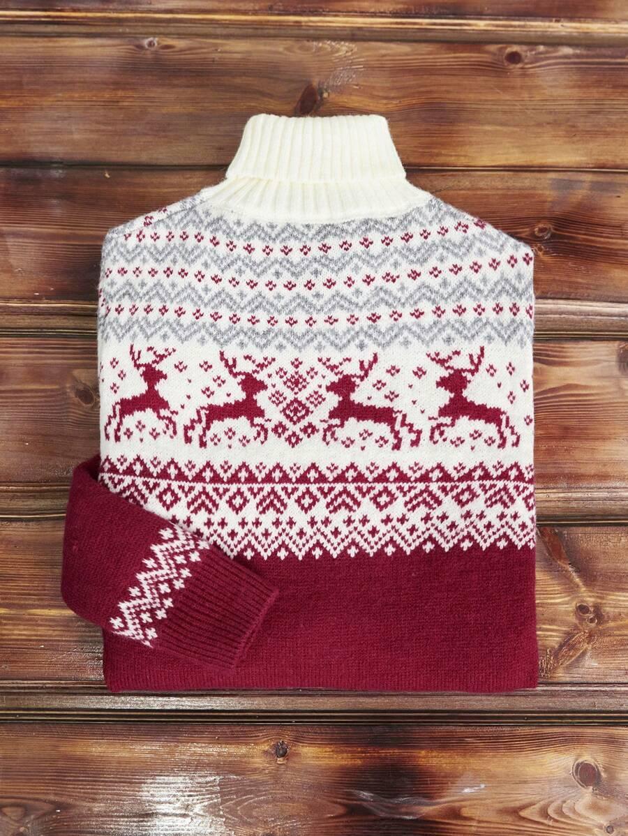 SWETER W ŚWIĄTECZNY WZÓR