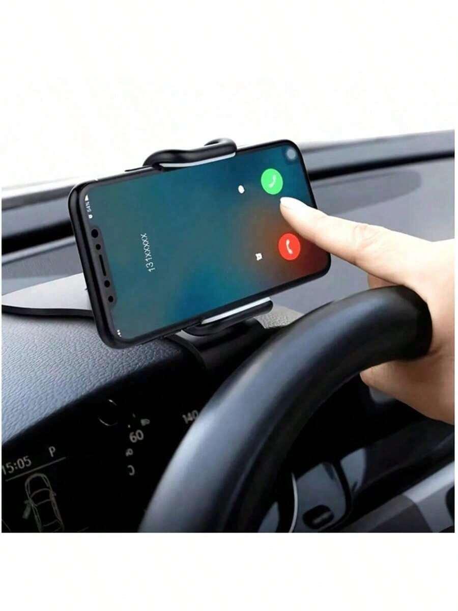 czarny uchwyt na telefon 