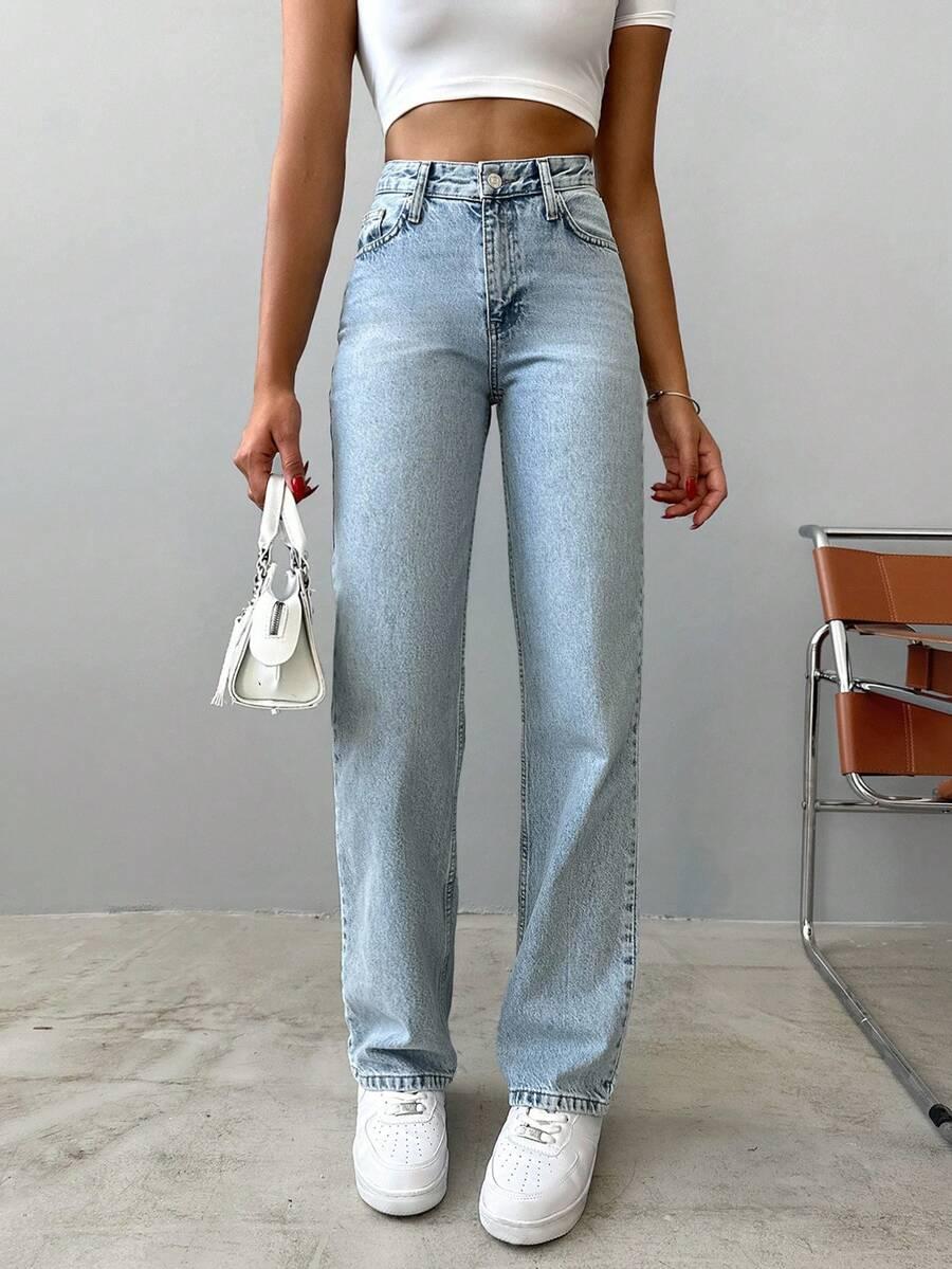 NIEBIESKIE SPODNIE JEANS 