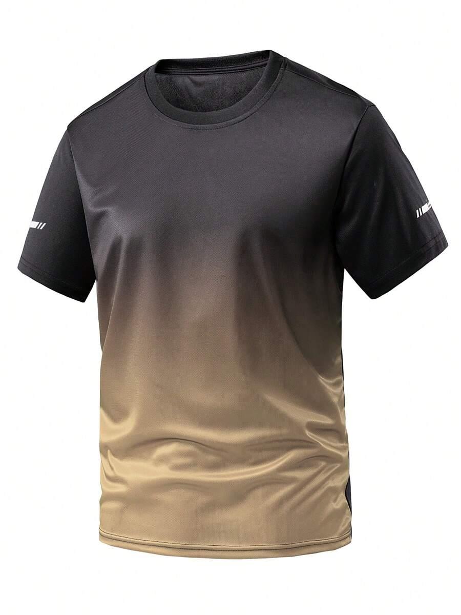 t-shirt wzór ombre