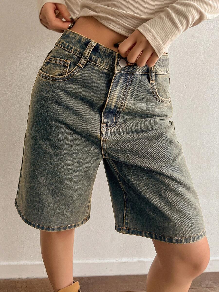 spodenki jeans kieszenie