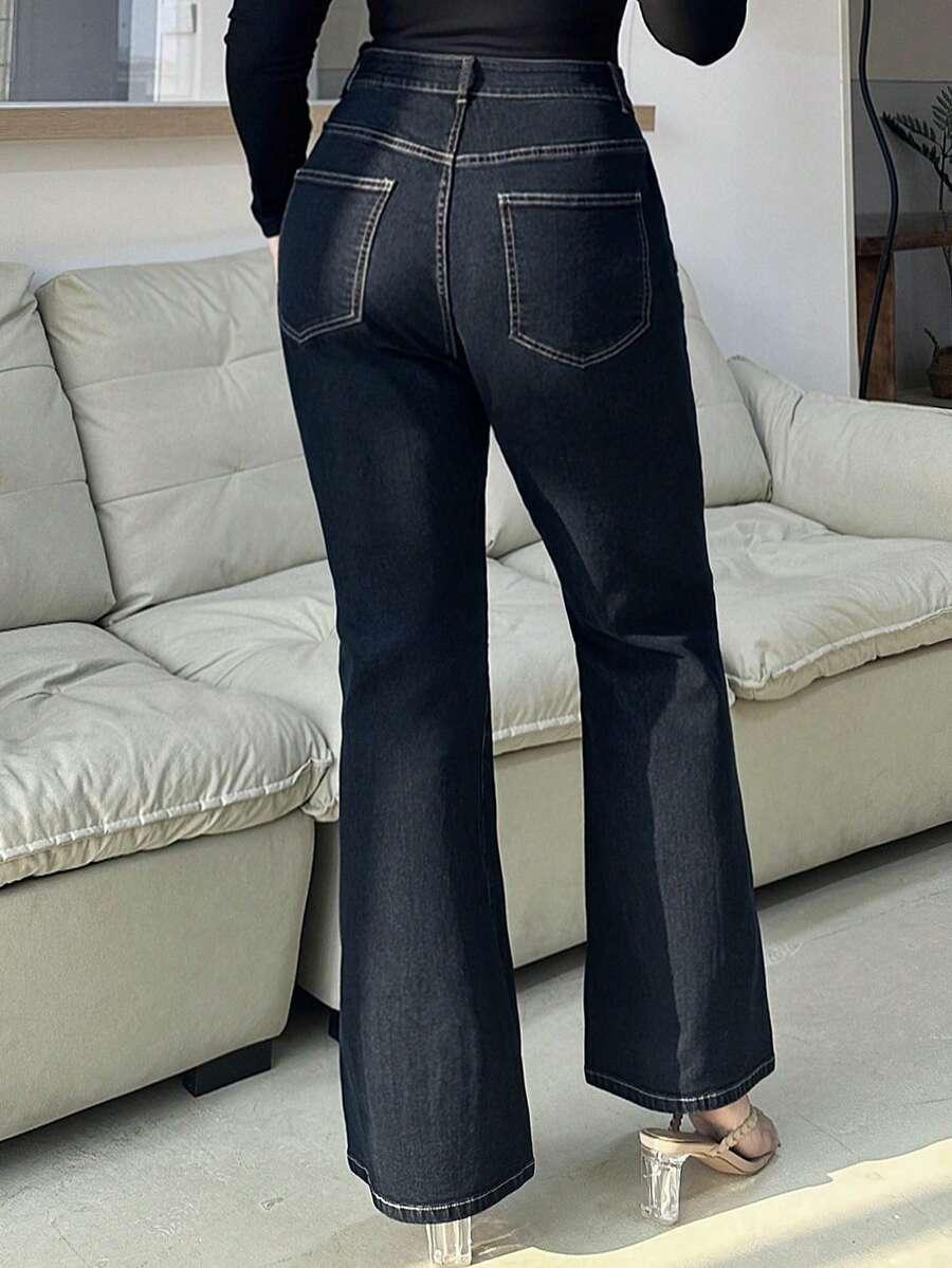 SPODNIE JEANS DZWONY