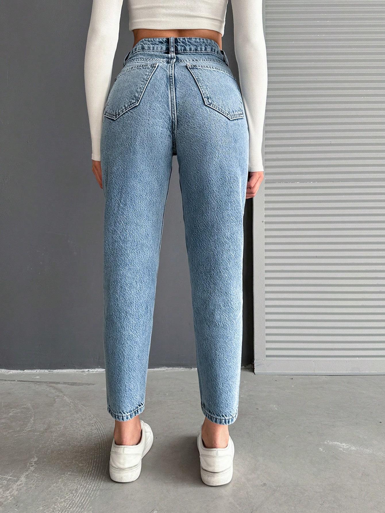 SPODNIE JEANS WYSOKI STAN