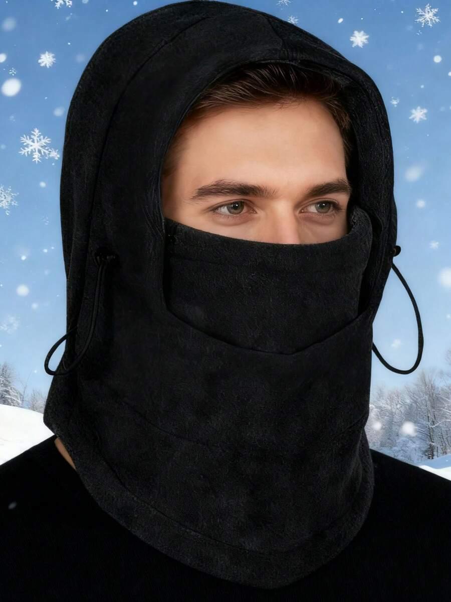 czarna kominiarka polar