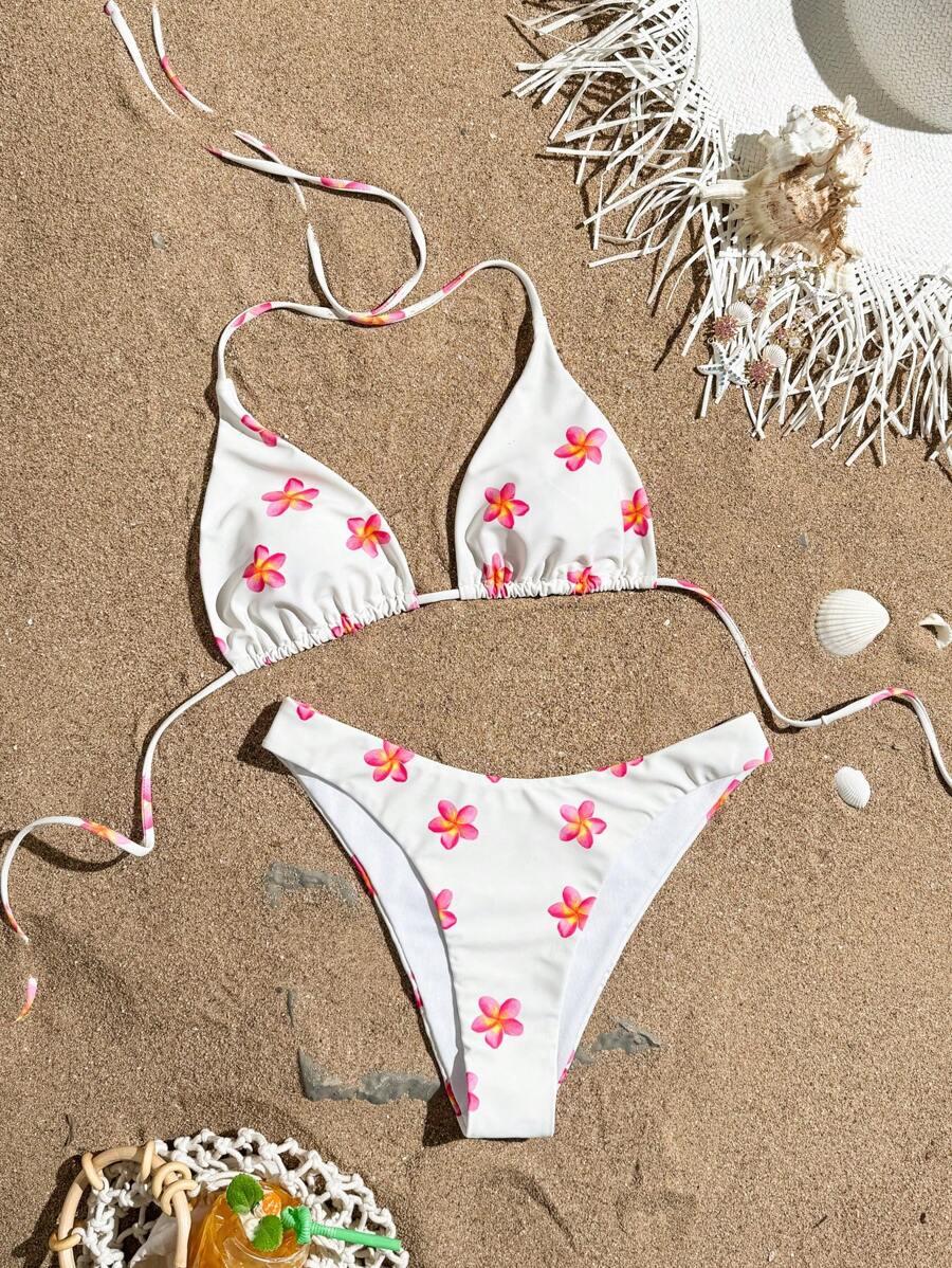 góra od bikini kwiaty