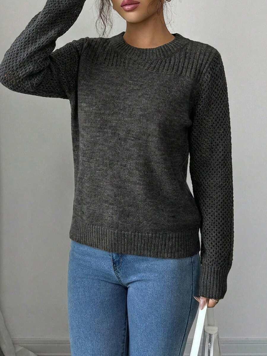 SWETER DAMSKI SZARY