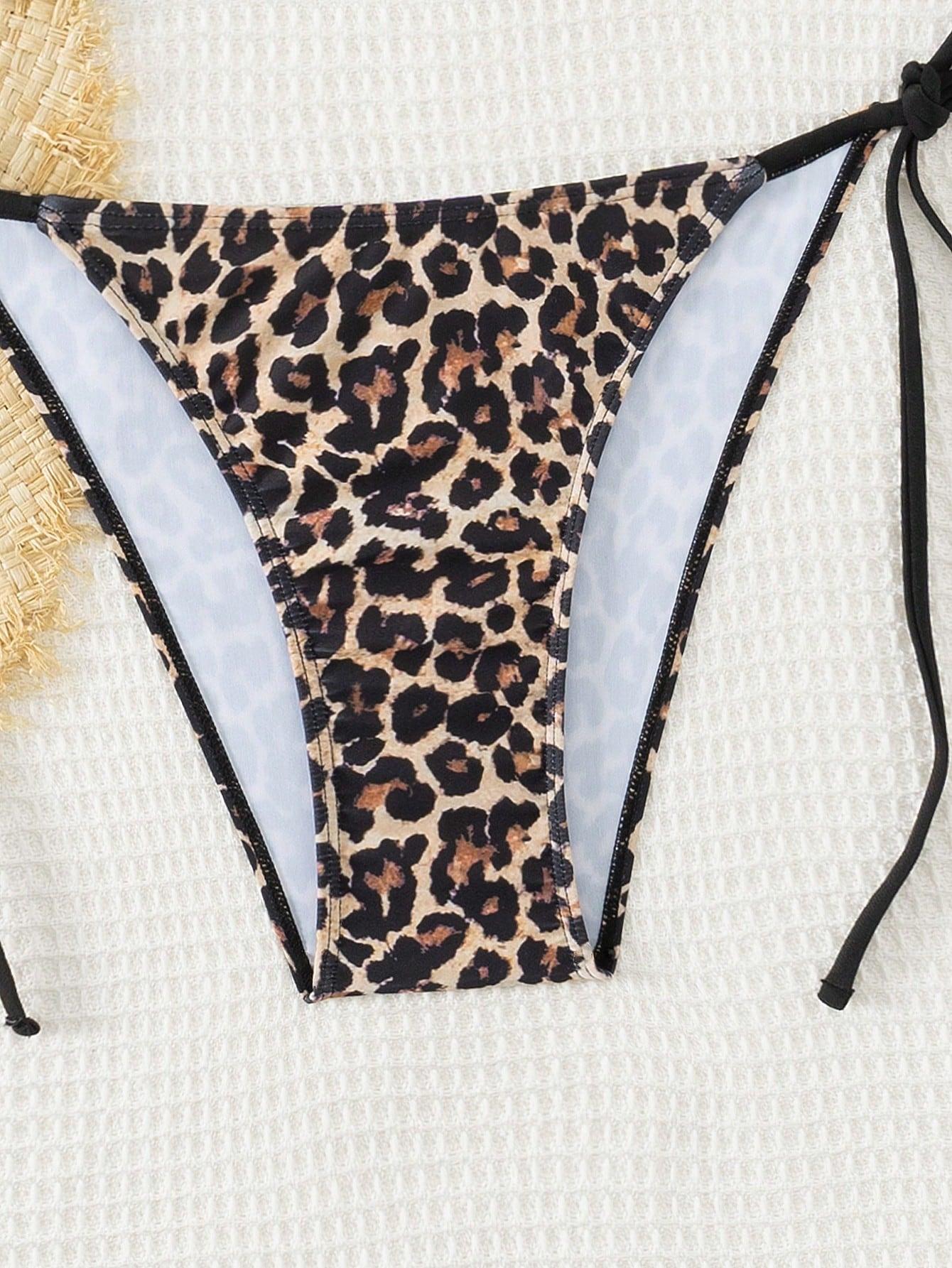 DWUCZĘŚCIOWY STRÓJ KĄPIELOWY ANIMAL PRINT