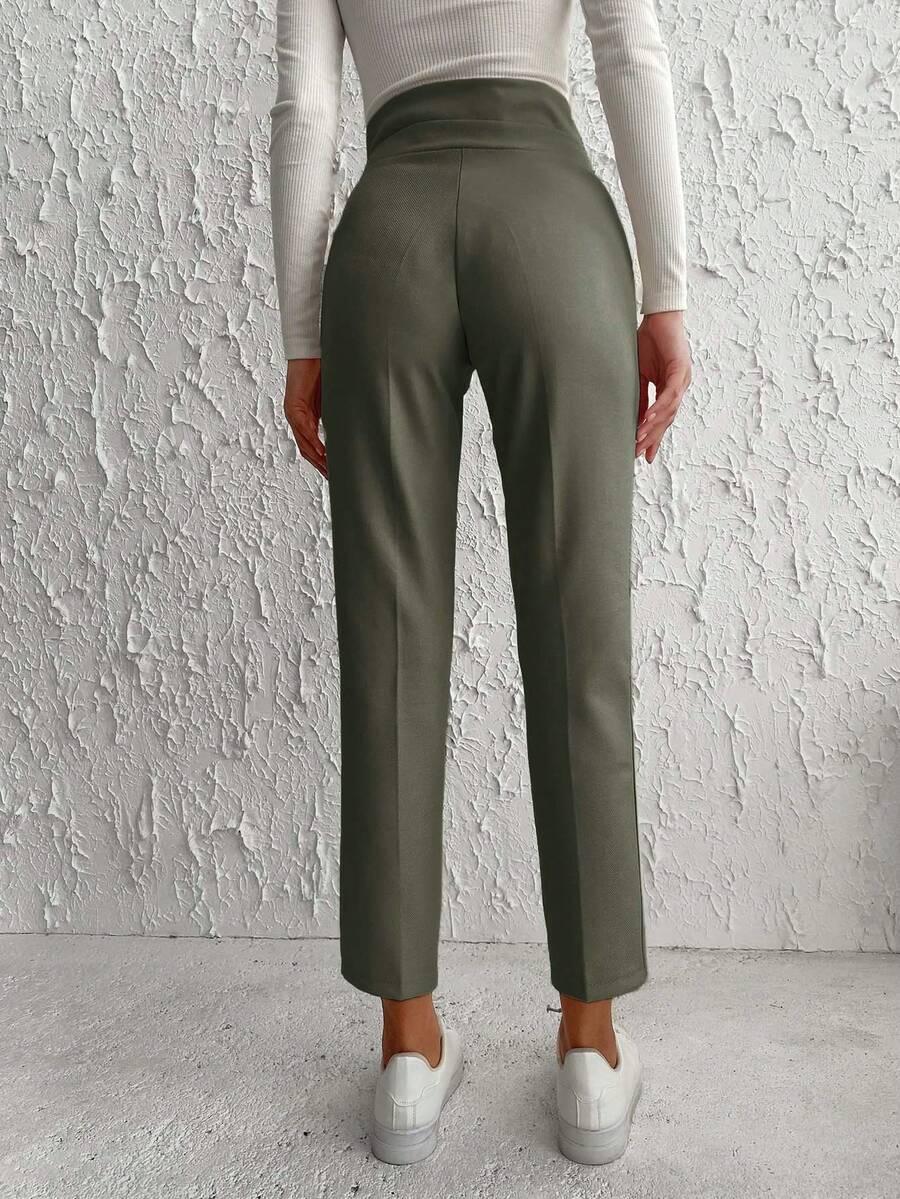 zielone spodnie casual