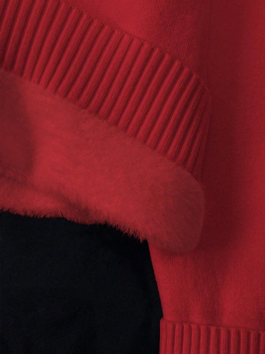 CZERWONY SWETER GOLF