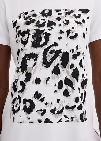 T-SHIRT Z NADRUKIEM W PANTERKĘ