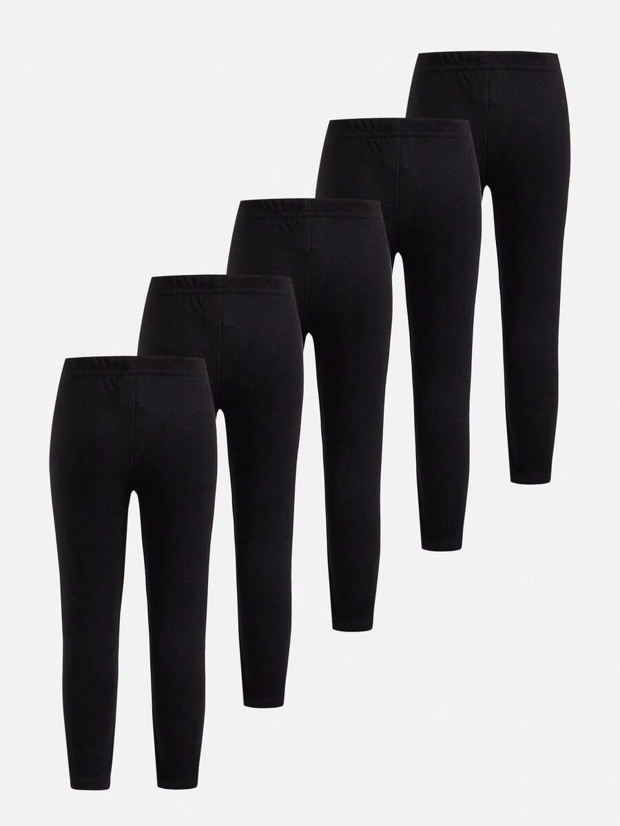 CZARNE LEGGINSY 3-PACK