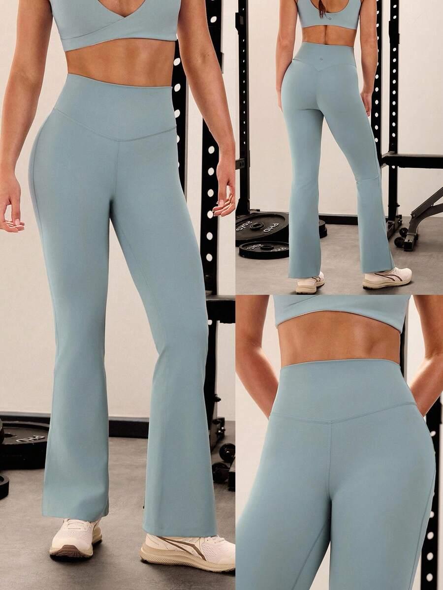 NIEBIESKIE LEGGINSY WYSOKI STAN