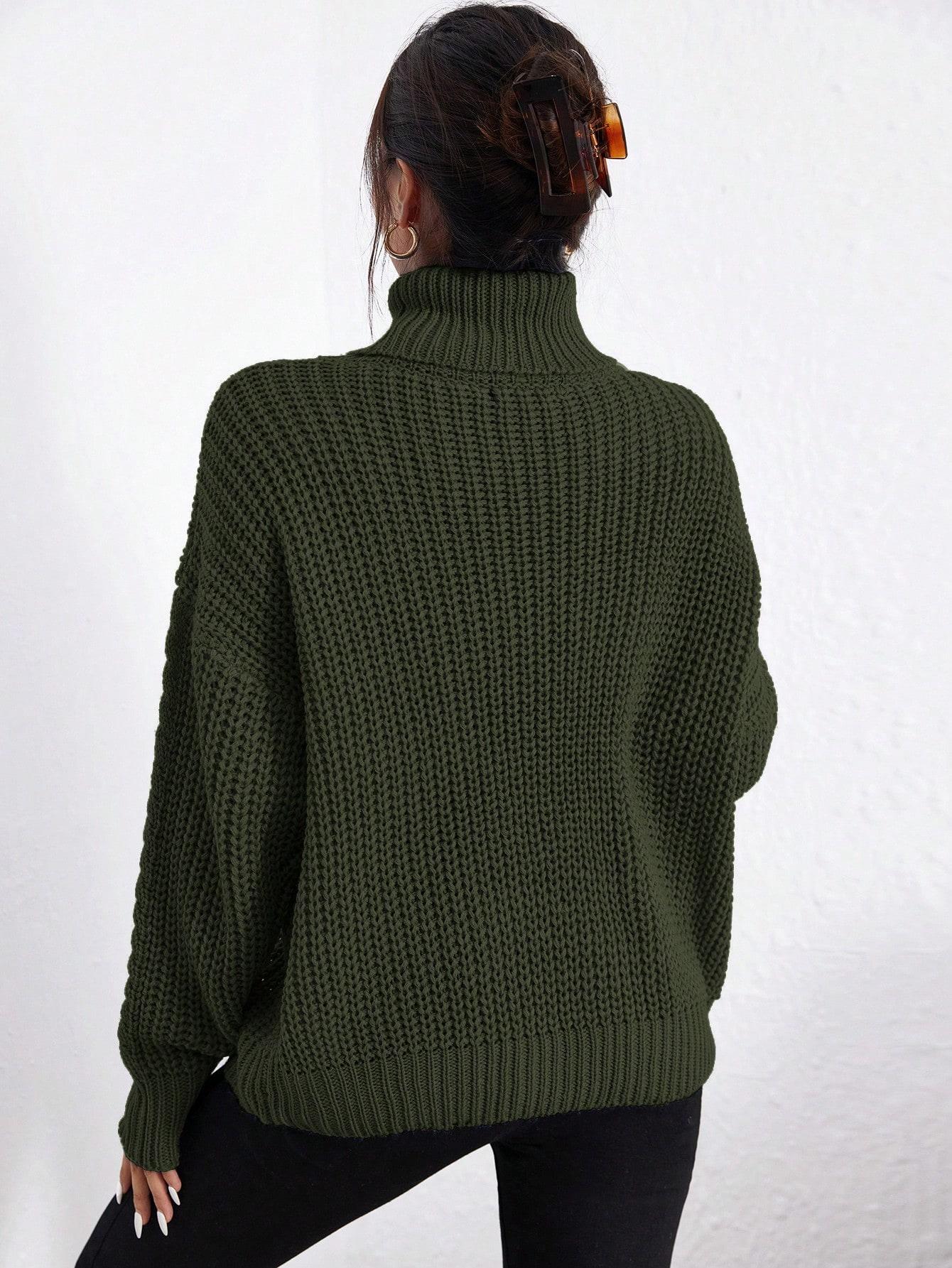 ZIELONY SWETER GOLF 