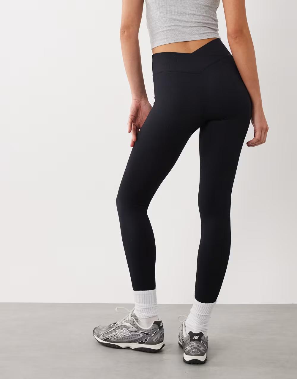CZARNE LEGGINSY WYSOKI STAN