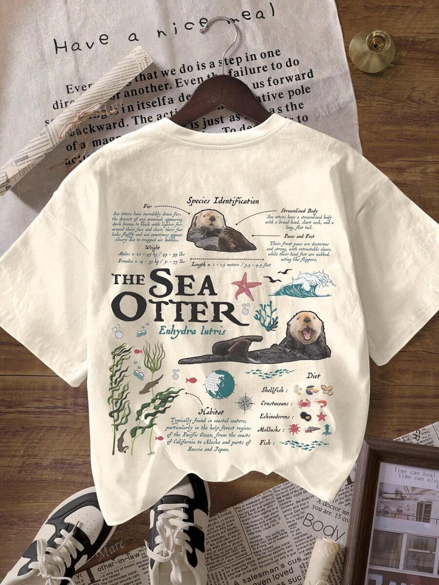 T-SHIRT Z NADRUKIEM