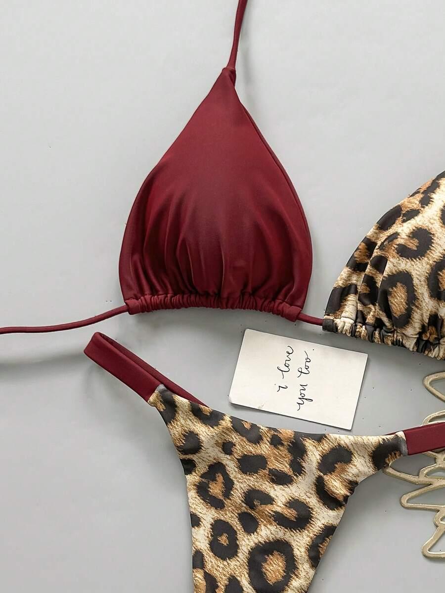 KOMPLET BIKINI ANIMAL PRINT 