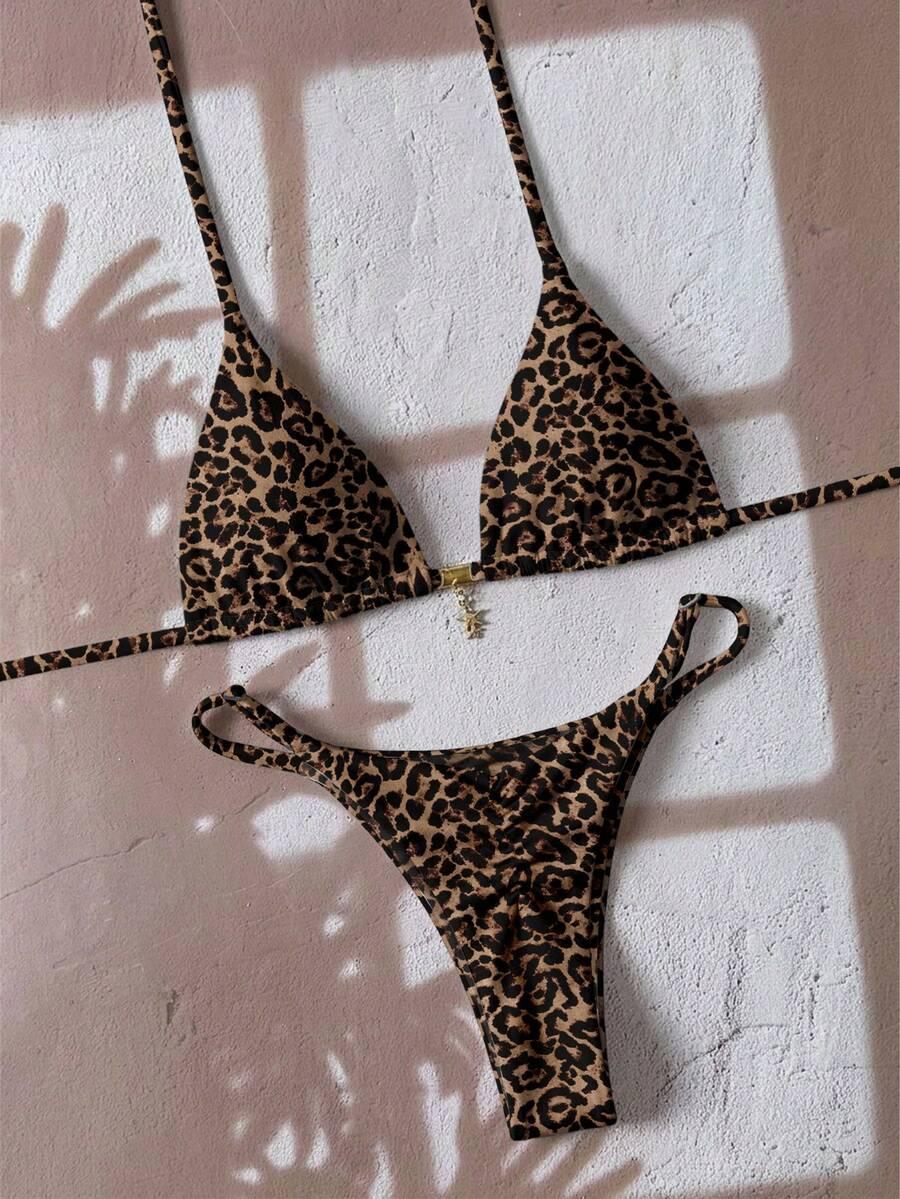 dwuCZĘŚCIOWY STRÓJ KĄPIELOWY animal print