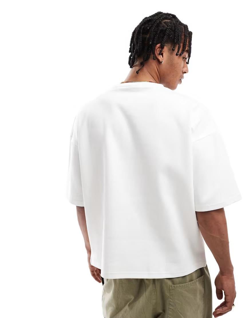 BIAŁY T-SHIRT NADRUK 