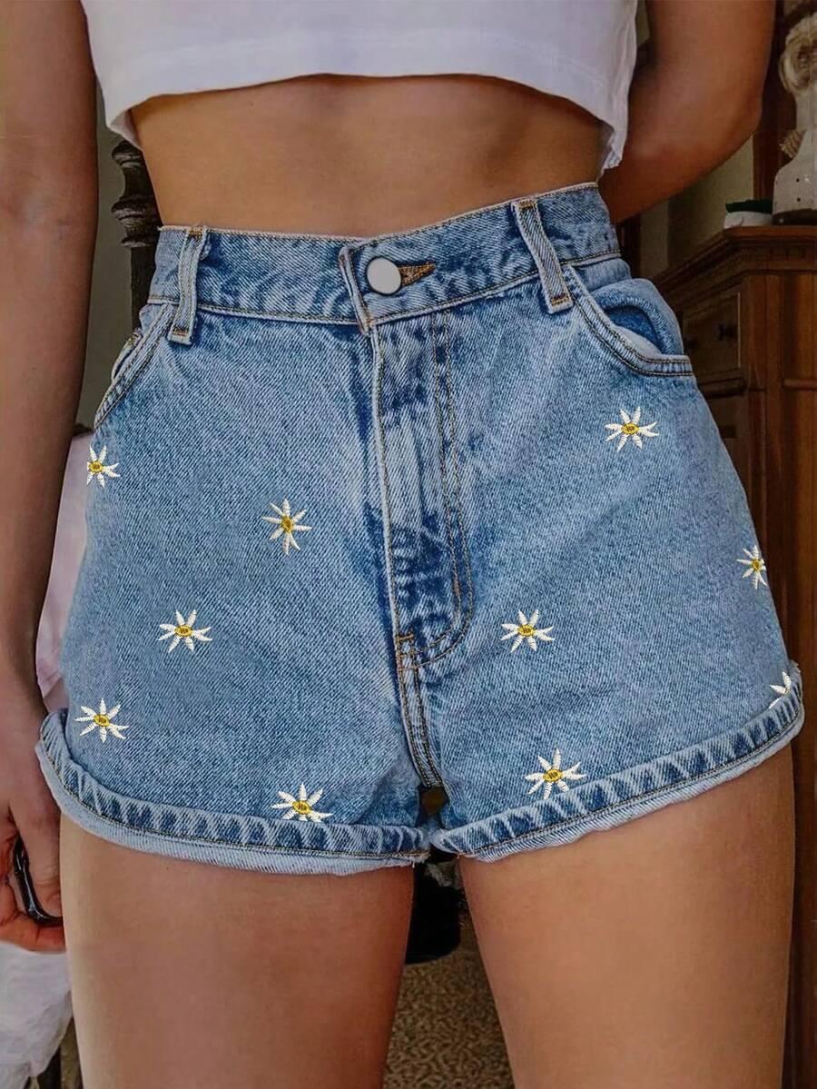 NIEBIESKIE SPODENKI JEANS