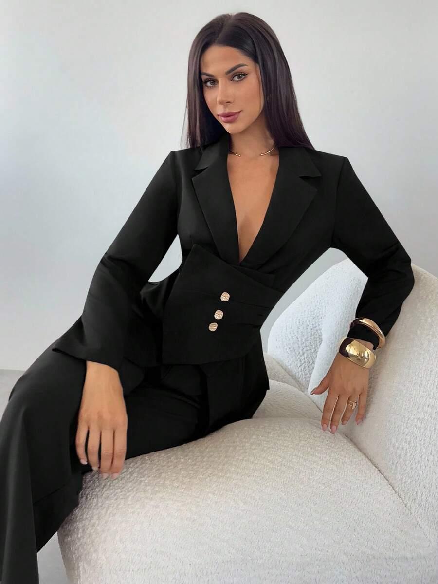 CZARNA MARYNARKA CASUAL