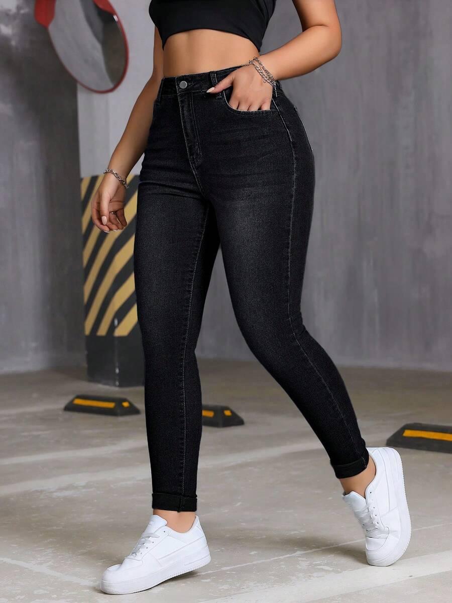czarne spodnie skinny jeans