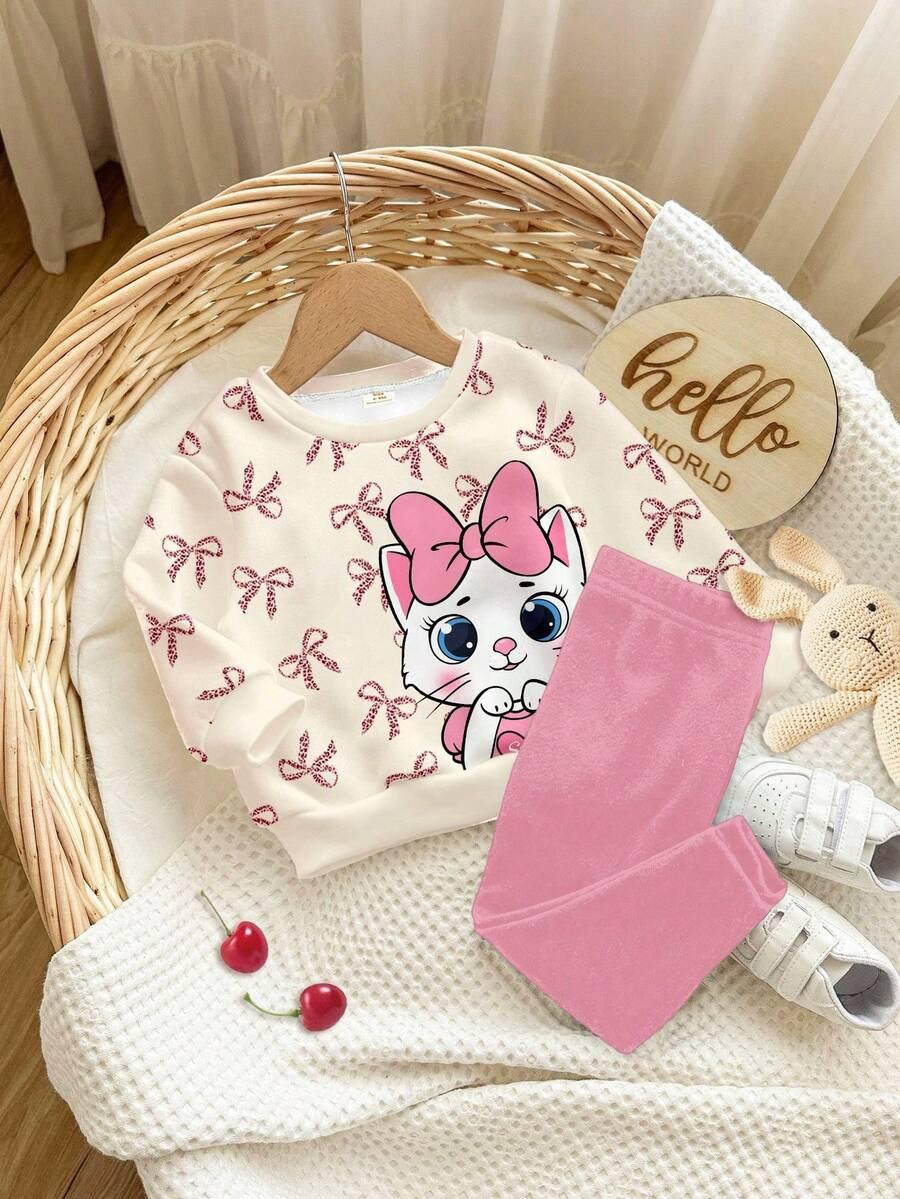 komplet bluza legginsy nadruk 
