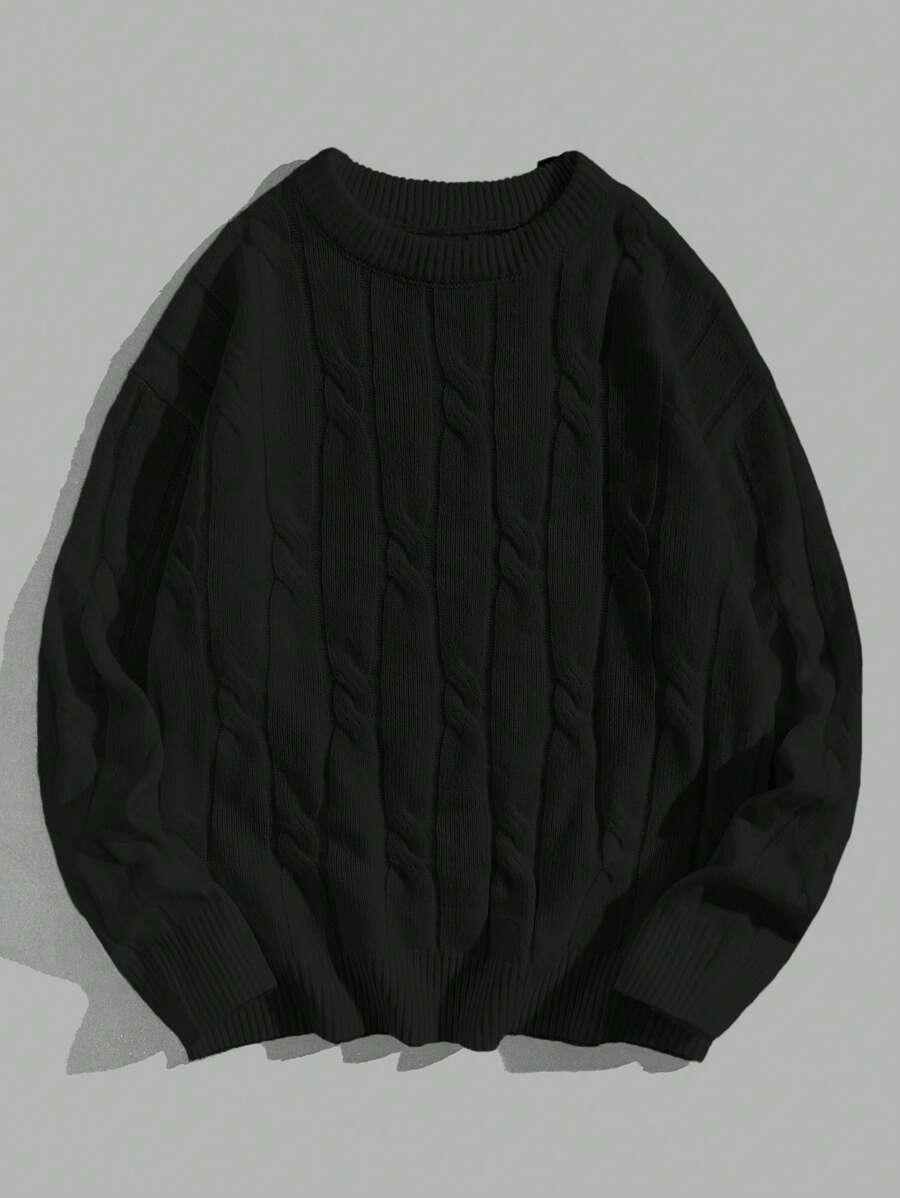 CZARNY SWETER CASUAL