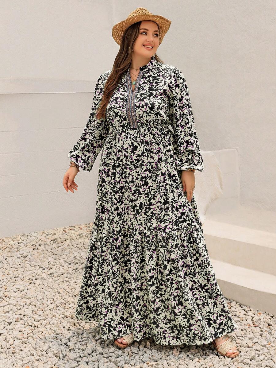 maxi sukienka print