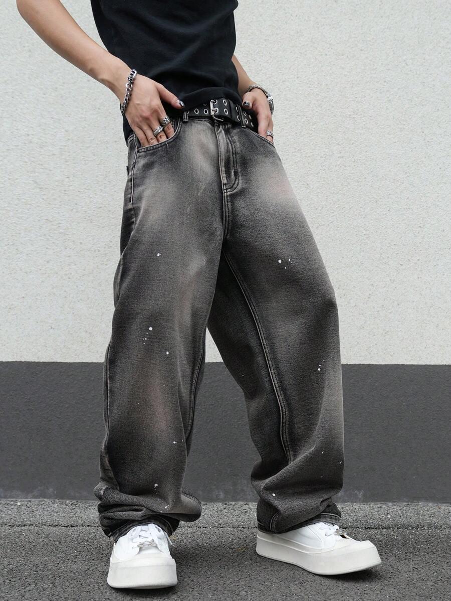 JEANSY MĘSKIE BAWEŁNIANE BAGGY 