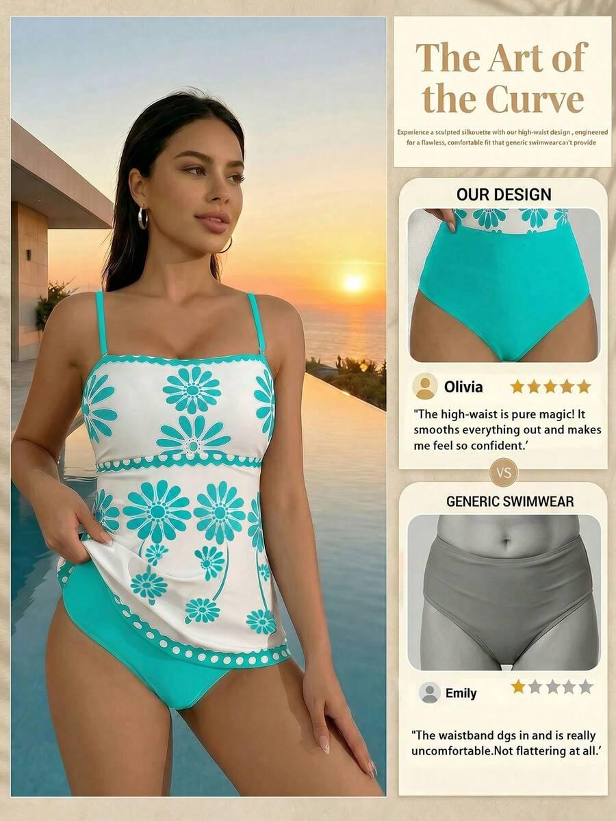 dwuczęściowy strój kąpielowy tankini