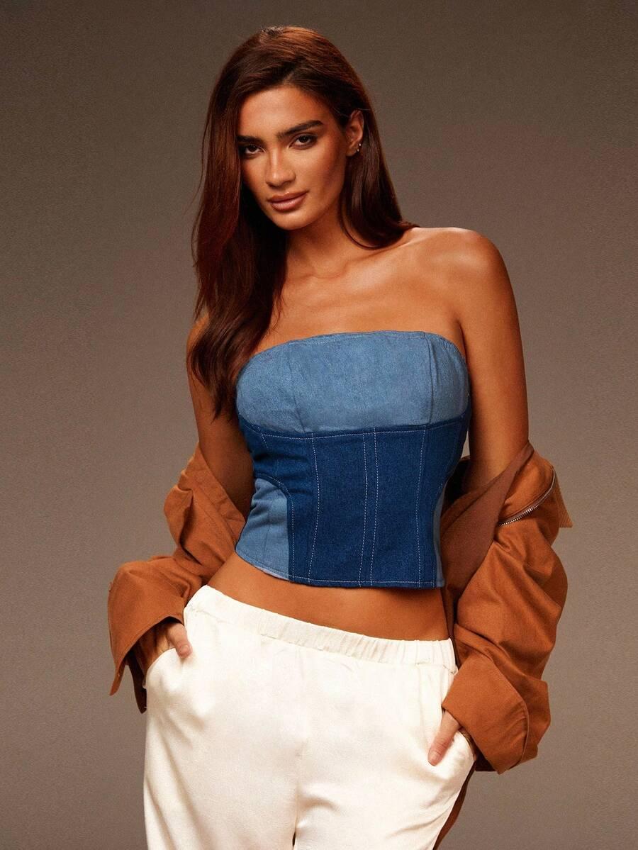 TOP JEANSOWY DAMSKI