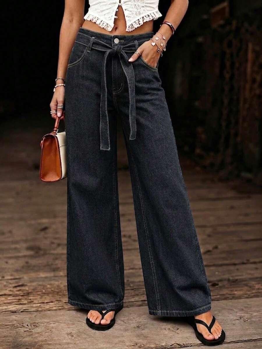 proste spodnie jeans
