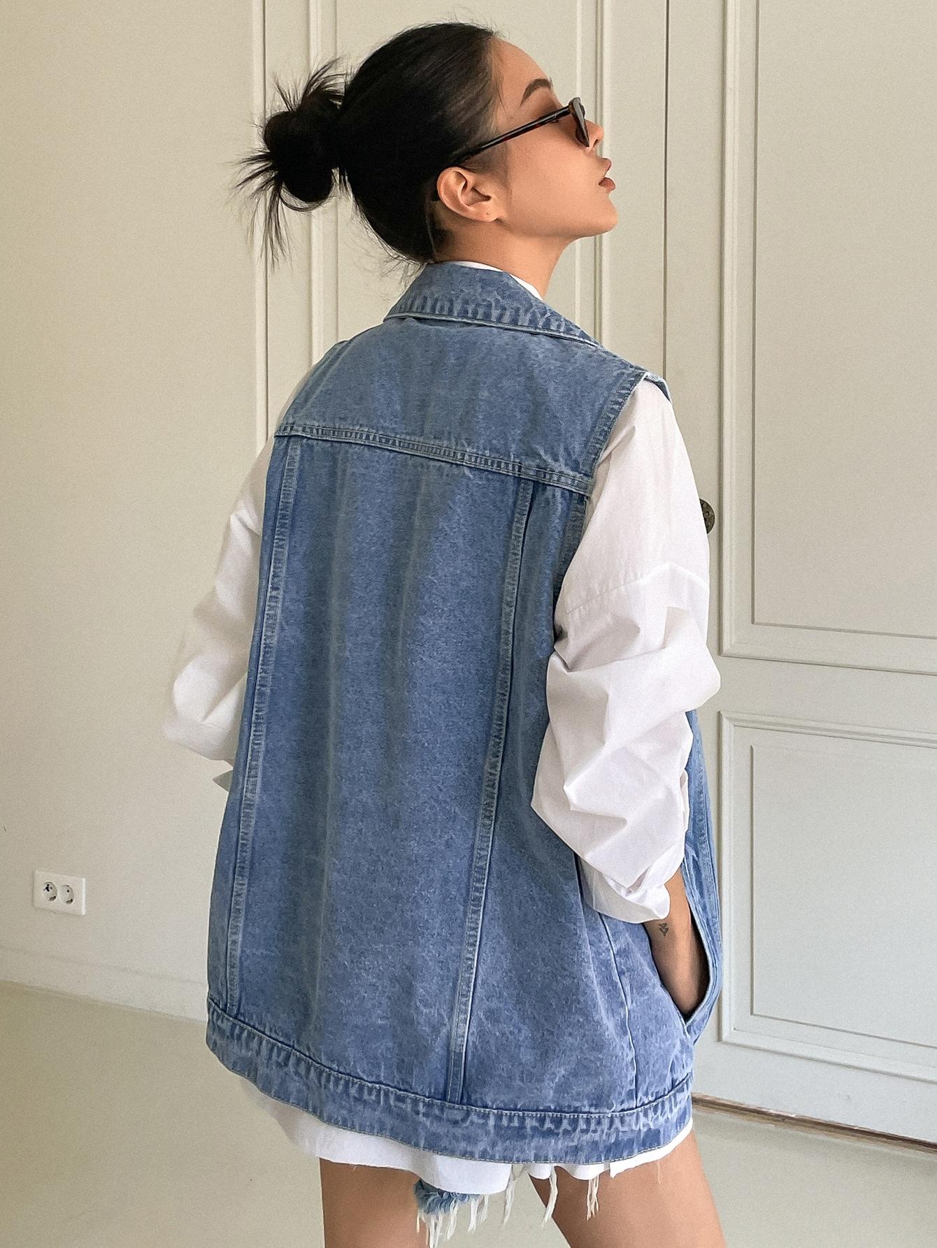 KAMIZELKA OVERSIZE JEANS