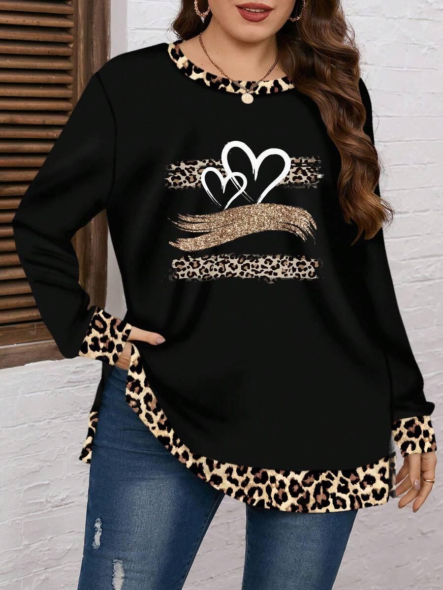 czarna bluza nadruk