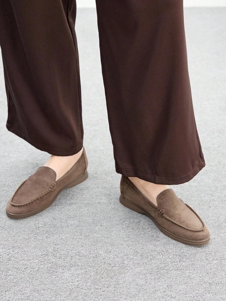 BRĄZOWE MOKASYNY CASUAL