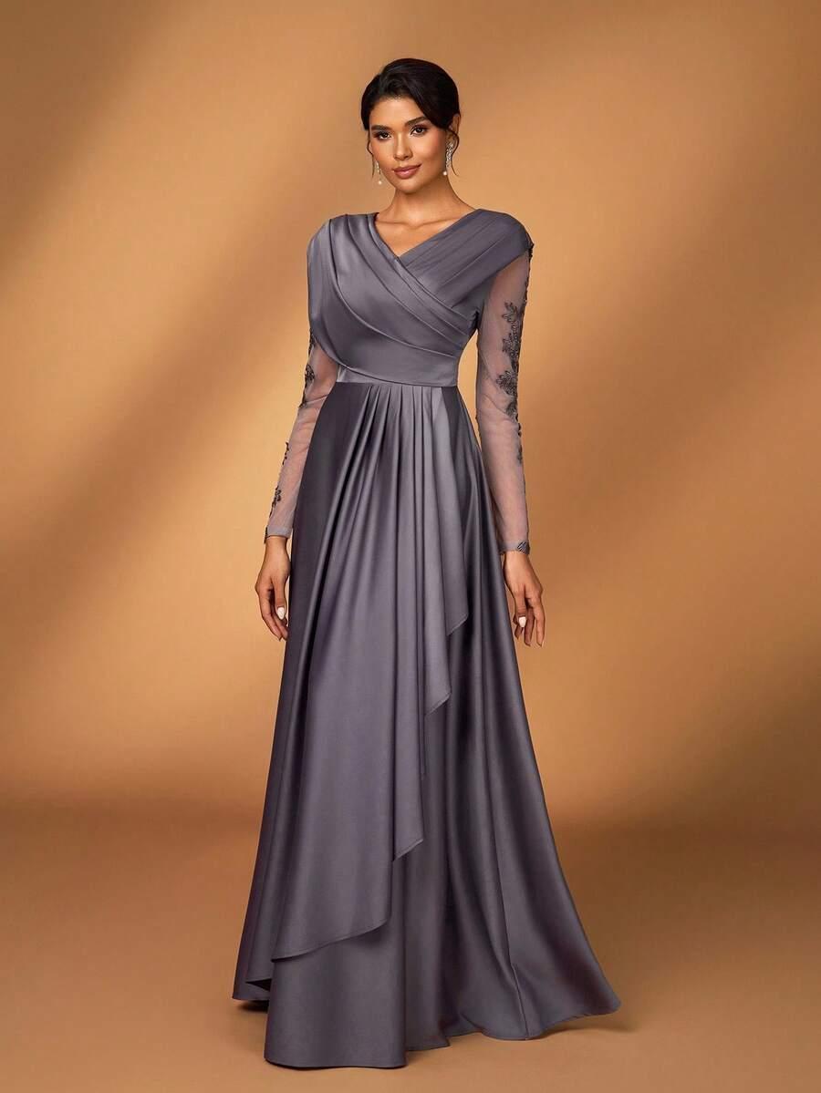 SZARA MAXI SUKIENKA 