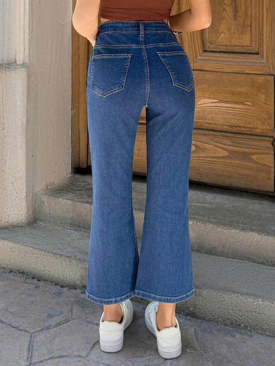 NIEBIESKIE SPODNIE JEANS