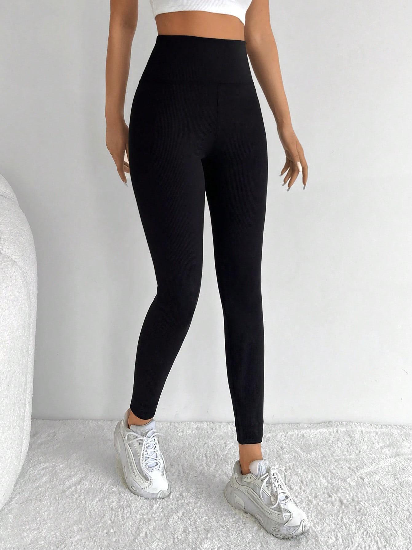 CZARNE LEGGINSY WYSOKI STAN