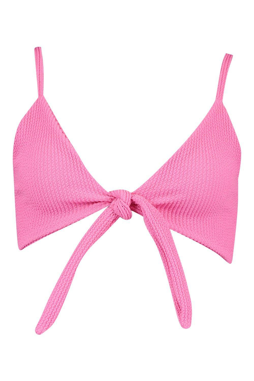 różowa góra od bikini