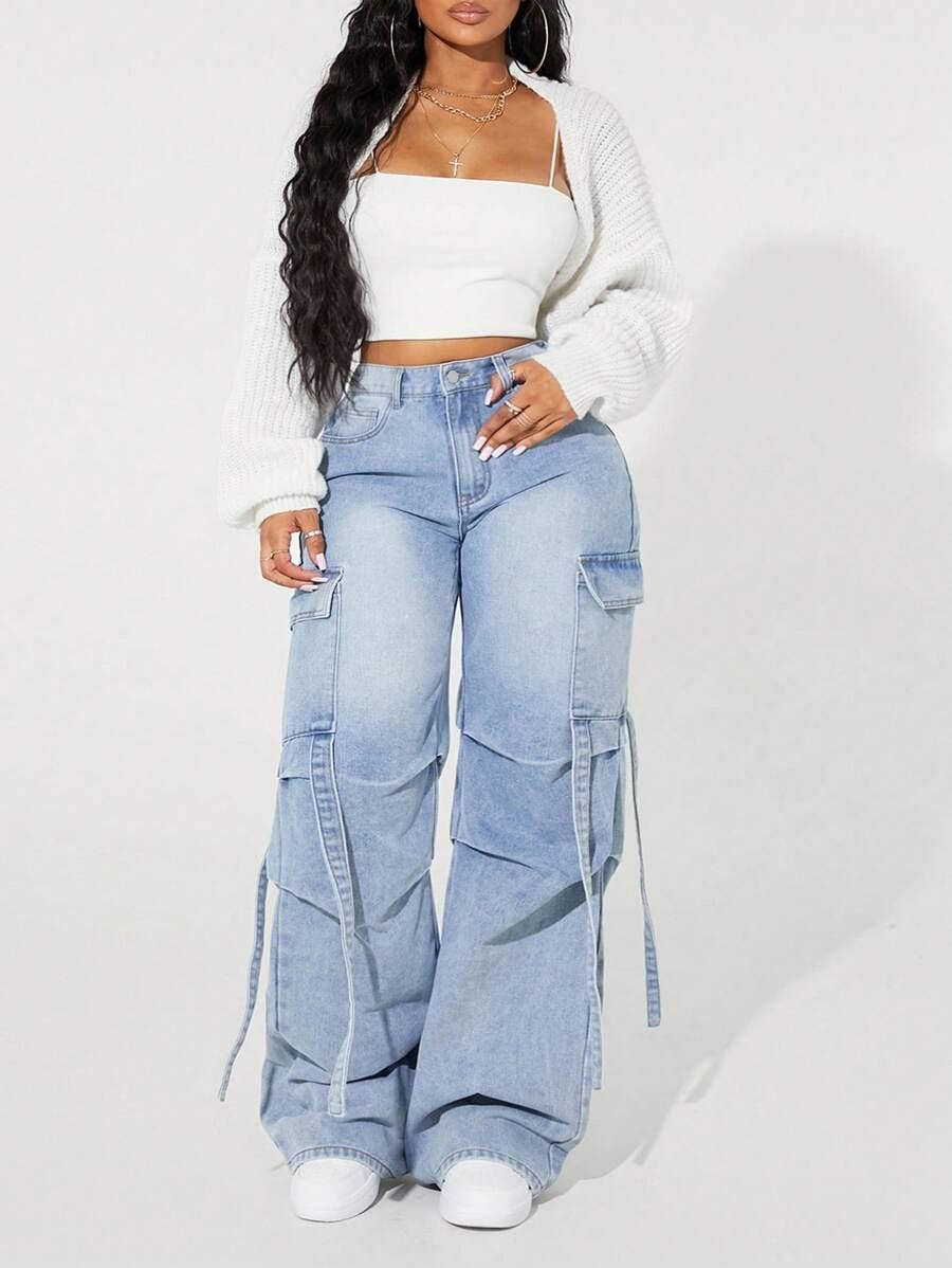 szerokie spodnie vintage jeans