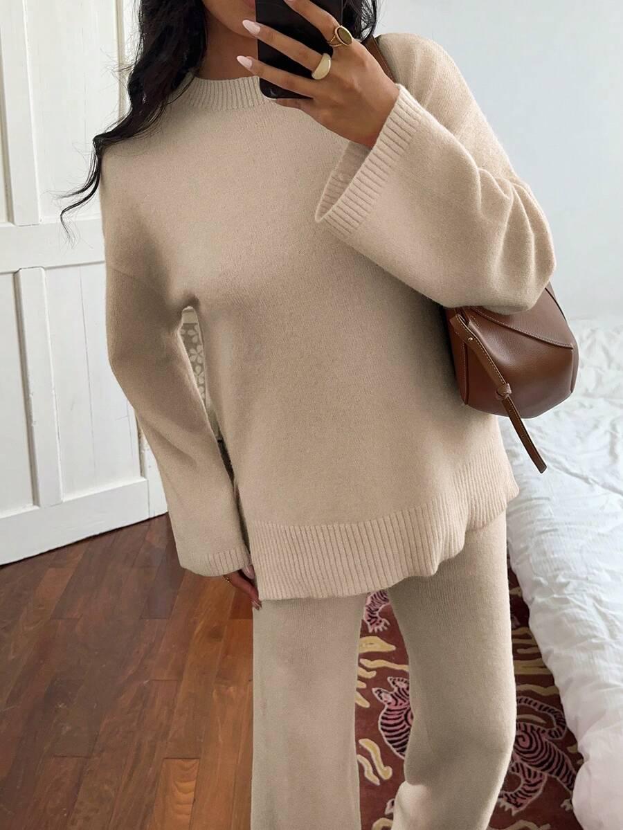 SPODNIE SWETER KOMPLET