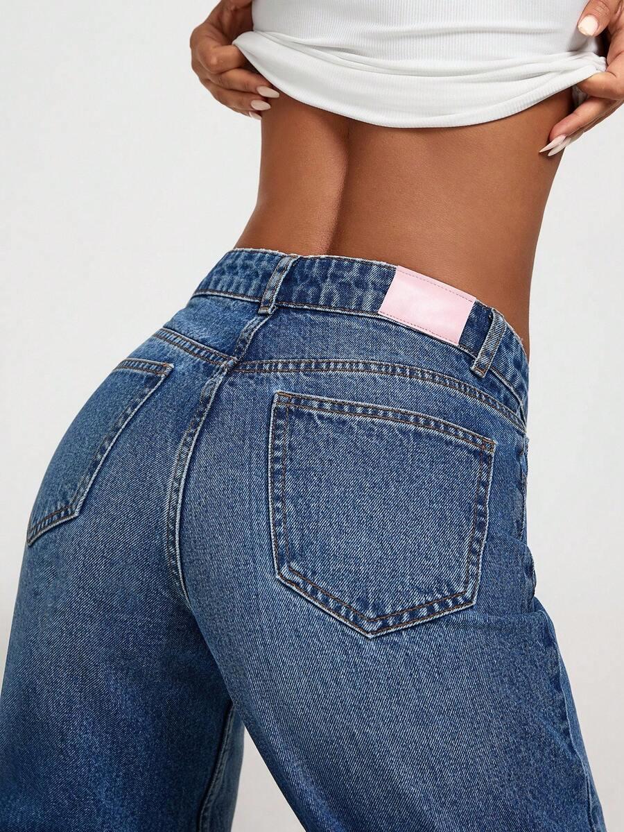 NIEBIESKIE SPODNIE JEANS