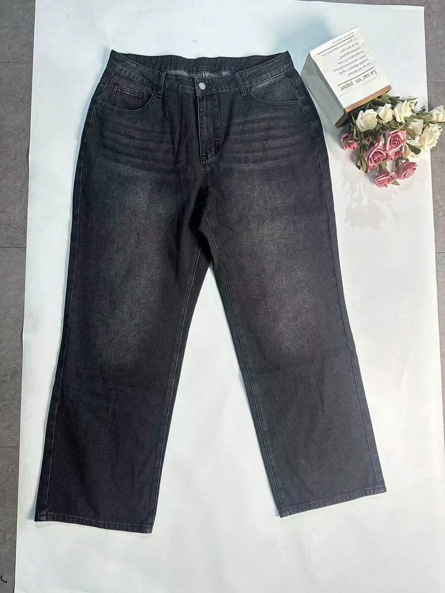 czarne spodnie jeans