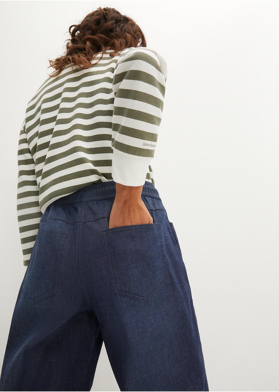 NIEBIESKIE SPODNIE JEANS
