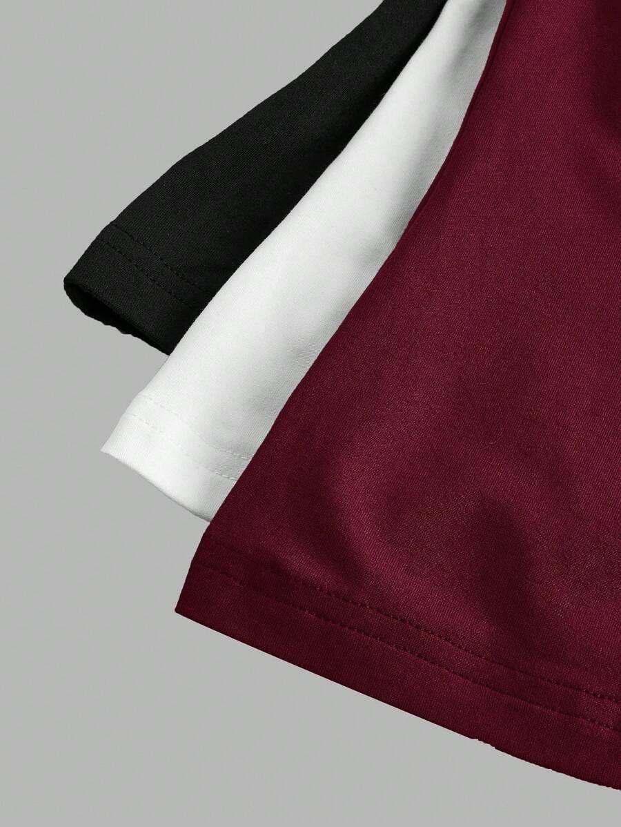 T-SHIRT OKRĄGŁY DEKOLT 3 PACK 